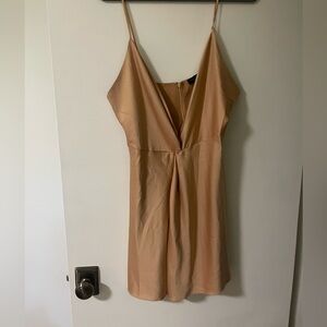 House of Harlow 1960 x Revolve Gold Satin Mini Dress